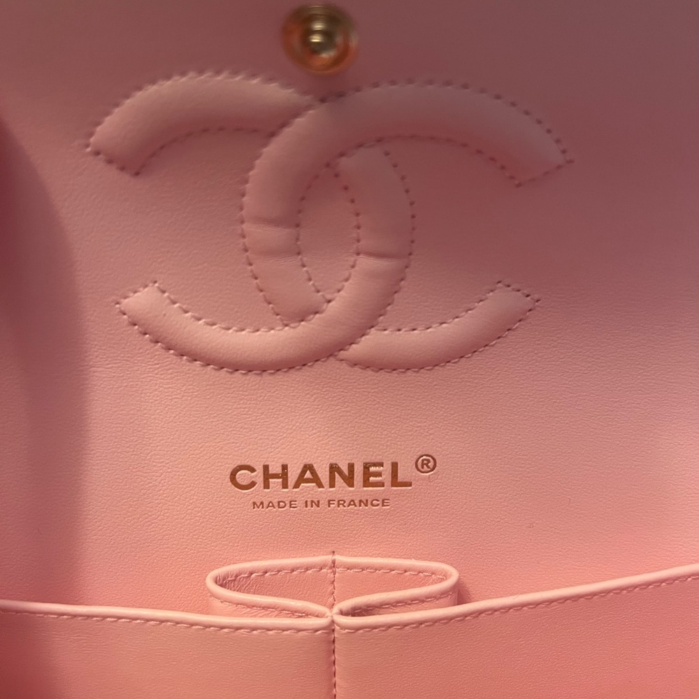 Chanel Sakura pink brand new medium flap. Full set just purchased fro the UK. - Picture 7 of 9